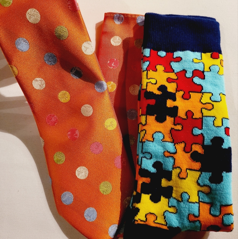 Necktie and socks